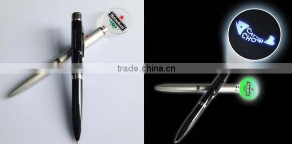 Plastic and Metal Led Custom Design Logo Pen Light Led Pen Light photo-2