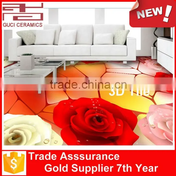 New Design Cube Barthroom Design 3d Flooring And3d Wall Picture Tiles Quality Choice photo-5