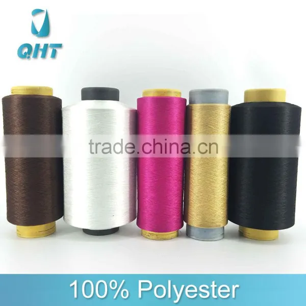 100% Polyester Spun 118D/72F Dty Low Stretch Yarn photo-3