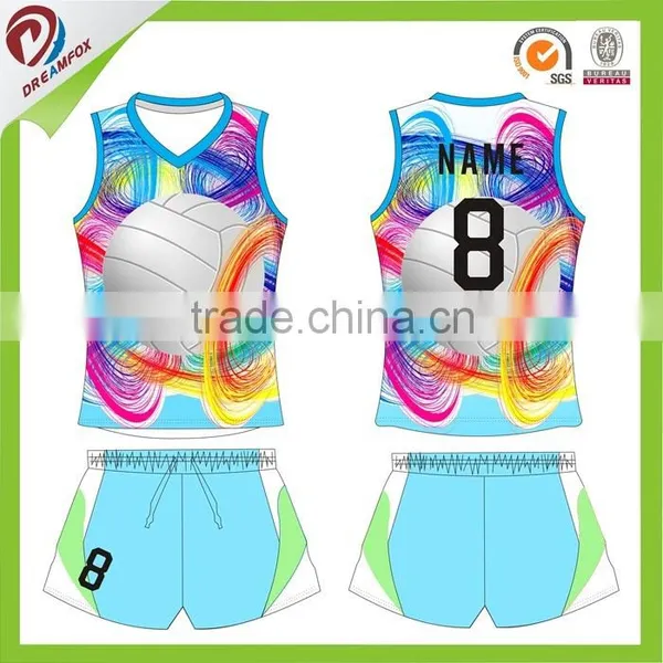 Wholesale Sleeveless Volleyball Jersey Sublimation Custom Volleyball Jersey Design, Professional Volleyball Jersey photo-2