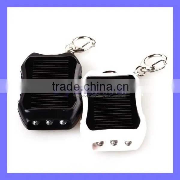 Multifunction Mobile External Power Bank With 3 LED Solar Keychain Light