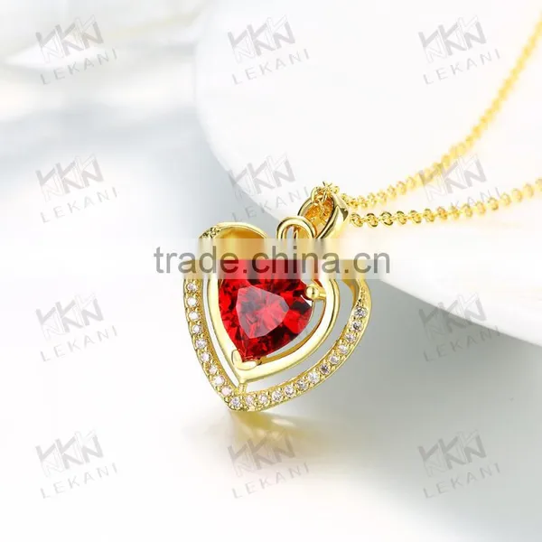 Fashionable Heart Shape Jewelry,heart Design Pendant Necklace,zirconia Necklaces photo-2