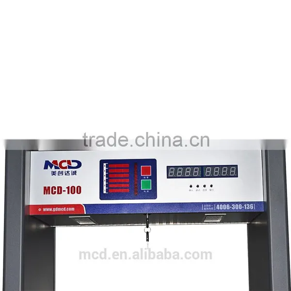 Security Walk Through Metal Detector, 6 Zones Door Frame Metal Detector photo-2