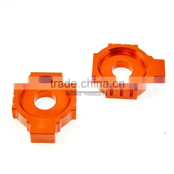 BJ-CA-KT001-OR Motorcycle CNC Rear Axle Spindle Chain Adjuster Blocks for KTM DUKE 125/200/390 photo-4