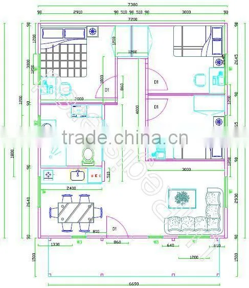The Strongest Prefabricated Living Homes Constructed by Foamed Cement House With Built-in Steel Frames photo-3