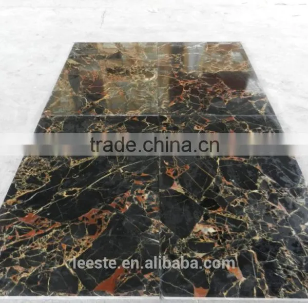 China Luxury Black Golden Marbles Hot Selling photo-2