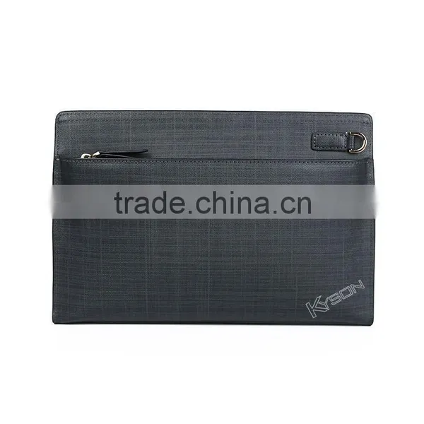 Cowhide Leather Clutch Men Pocket Money Wallet photo-3