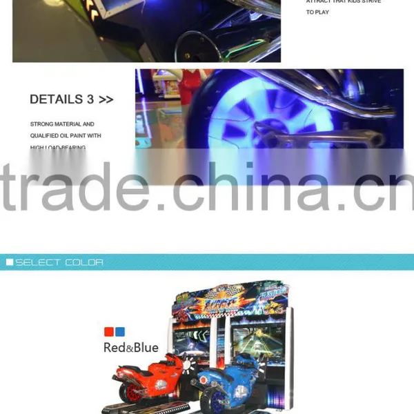 Coin Operated 47 Inch Motor Simulator Arcade Video Super Racing Game Machine photo-2