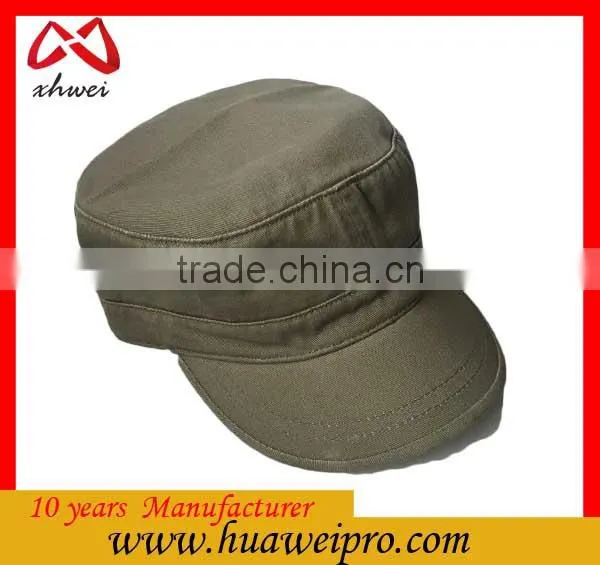 China Oem Washed Cadet Cotton Twill Adjustable Military Radar Caps Various Colors photo-4