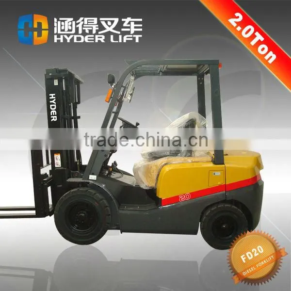 hyder 2 ton forklift sweeper