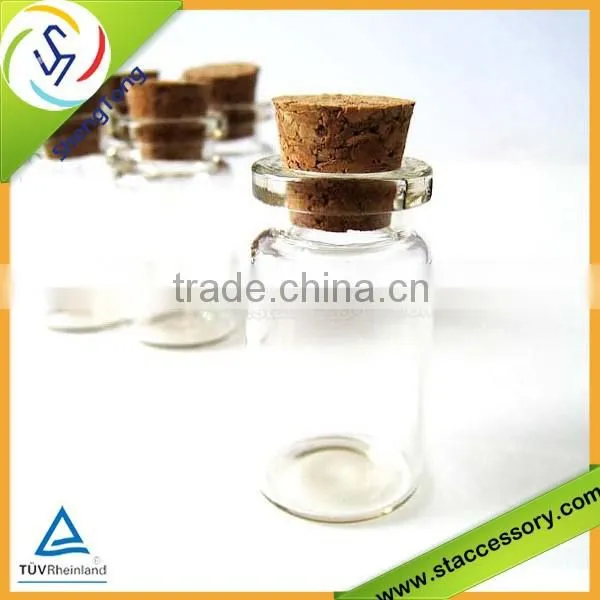 New Design Heart Shaped Glass Bottle With Cork Quality Choice photo-2