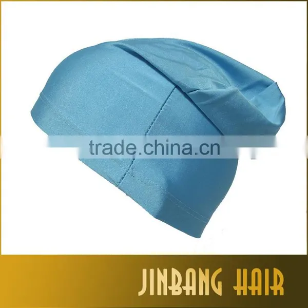 2016 Hot Selling Stretch Spandex Dome Cap Net Dome Cap Black Color Wig Cap photo-5