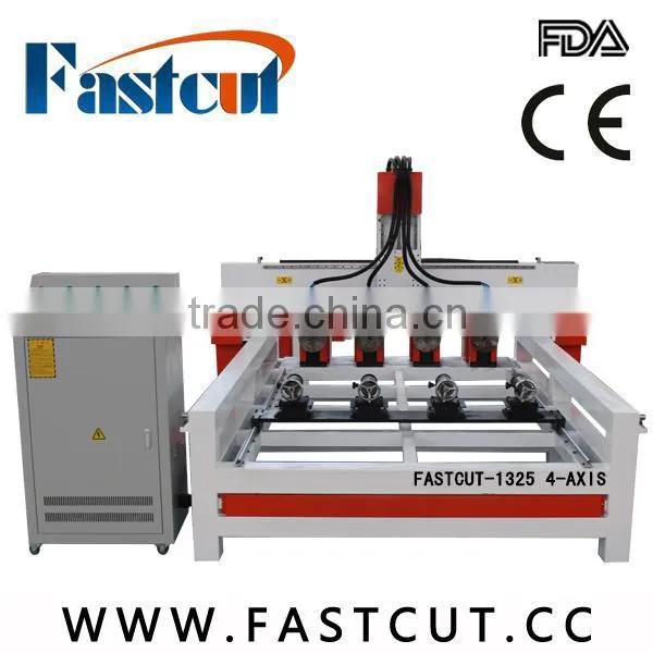 China Jinan 4 Axis Cnc Router Engraver Machine 4 Axis Rotary Cnc Router photo-4