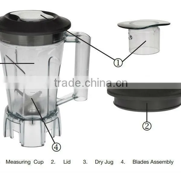 PC Bayer Replacement 500ml Small Plastics Juice Container/blender Jars photo-2