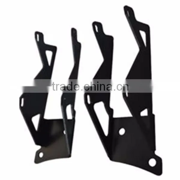 Pair Jeep Wrangler 07-14 JK Windshield A-Pillar Mounting Brackets For Dual Light photo-2