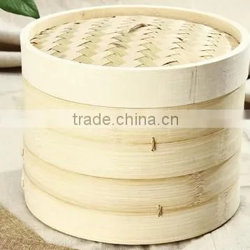 Cheap Chinese Display Mini 4inch Bamboo Steamer Set photo-5