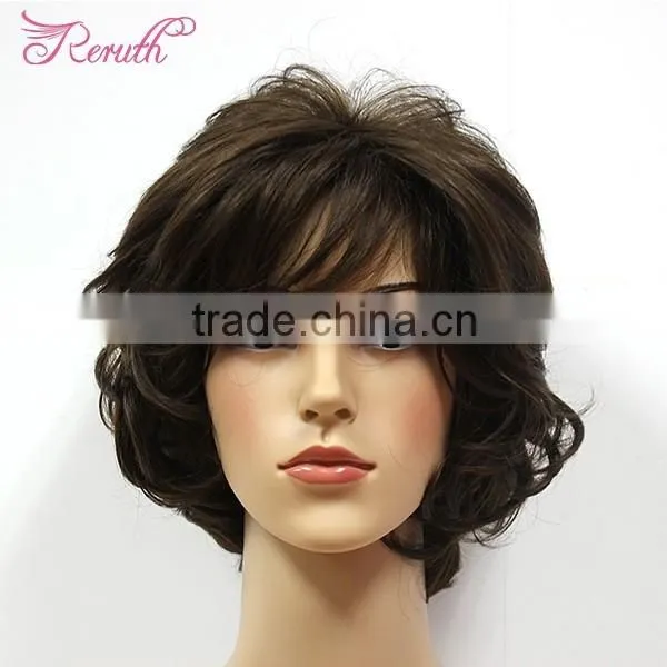 Fashion Shoulder Length Ombre Synthetic Full Lace Wigs, Party Wig photo-2