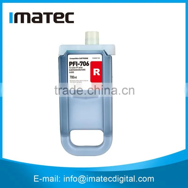 700ML Compatible Wide Format Cartridge PFI-706 For Canon IPF Printers photo-3