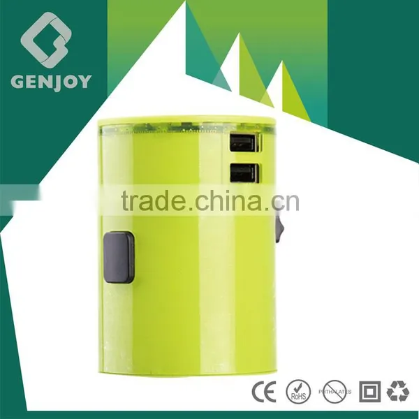 Newest Design GENJOYsolar Charger Led Flashlight Travel Plug Adapter photo-5