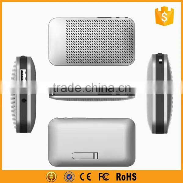 2 in 1 Metal Power Bank Bluetooth Speaker Built-in 5000mah Battery photo-2
