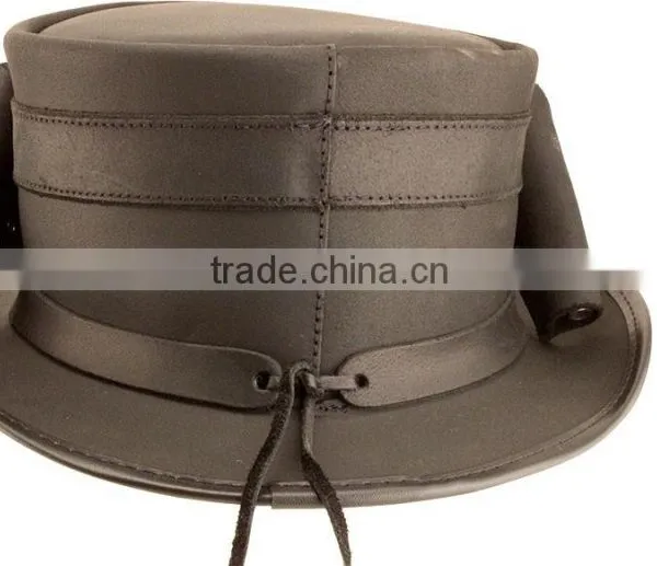 American-hat-makers-steampunk-hatter-peacekeeper-black-silver-bullet-band-PEACEKEEPER photo-4