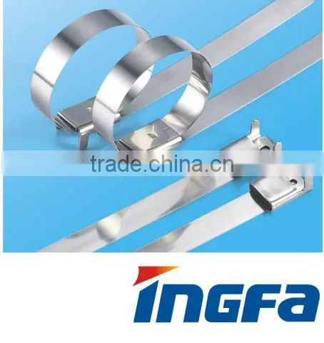 304 Material Metal Cable Tie for Length 150mm to 100mm photo-3