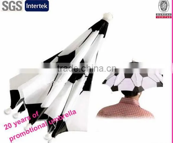 Cheap Promotional Umbrella Hats Fashion Summer and Winter Hard Hat Umbrella 12" X 8K Football Fan Umbrella Hat photo-6