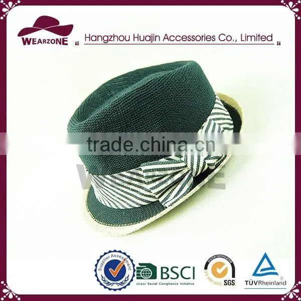 China Manufacturer Short Brim Fedora Hat, Custom Fedora Hat