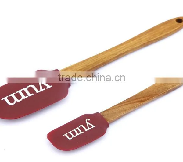 New Product Wood Handle Silcone Spatula photo-5