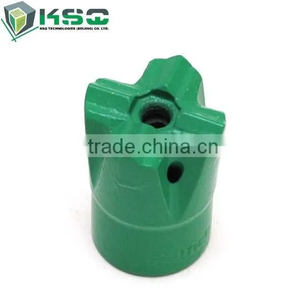 Thread H25,R25, R28,R32 Cross Drill Bit for Drifting and Tunneling Rock Drill photo-3