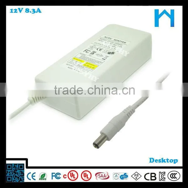 ac dc Adapter 220v to 12v 8.3a 100w UL Listed photo-2