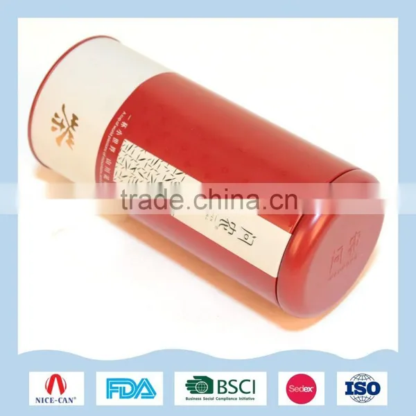 Exquisite Round Tea Tin Can With Special Lid photo-2