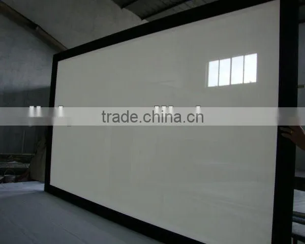 Acoustically Transparent Fixed Frame Projection Screen