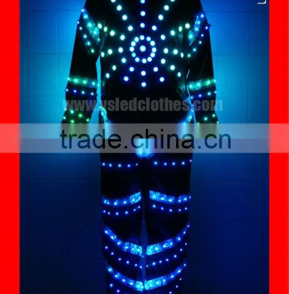 Wireless DMX512 LED Tron Costume Costume, LED Robot Costume photo-3