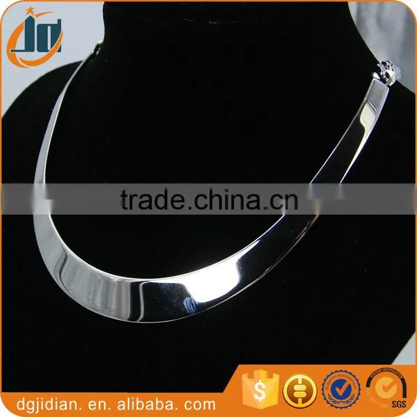 Fashion Stainless Steel Necklace, Epoxy Pendant Necklace