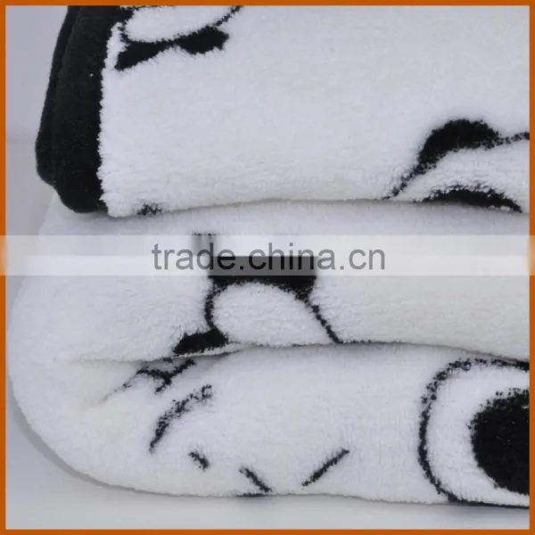 100% Polyester Wholesale China Panda Print Blanket photo-5
