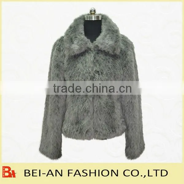 Fashion Lady's Fake Fur Jacket