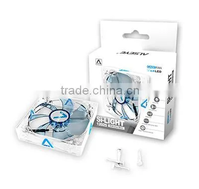 Alseye CA802w Manufacture Si-Light-B 120*120*25mm Blue Led Light Computer Case pc Cooling Fan photo-2