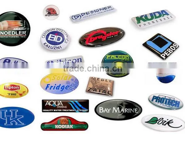 custom top quality epoxy resin dome sticker FS0081