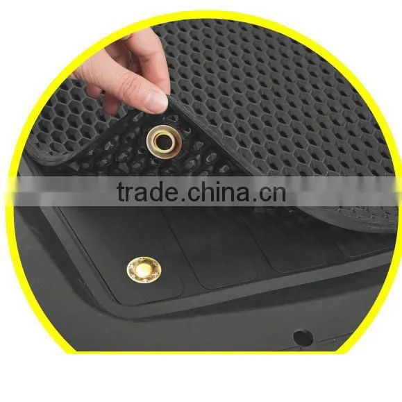 Black Rubber Car Floor Mats/2015 New Design Car Mat photo-2