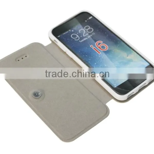 Colorful Handheld Super Slim Cheap pu Leather Magic Closure Phone Cover for Iphone 6 Supplier's Choice photo-2