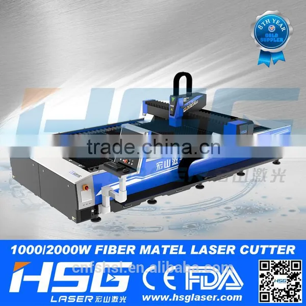 sheet metal laser cutting machine 500W with fiber laser source