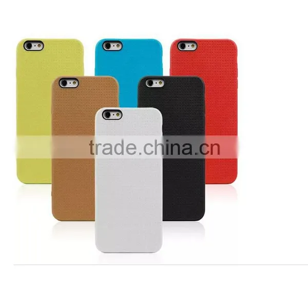 Unique Design Soft TPU Material 6 Colors Honeycomb Pattern Finish Design Cell Phone Back Case Cover for Apple Iphone 6 / 6 Plus photo-5