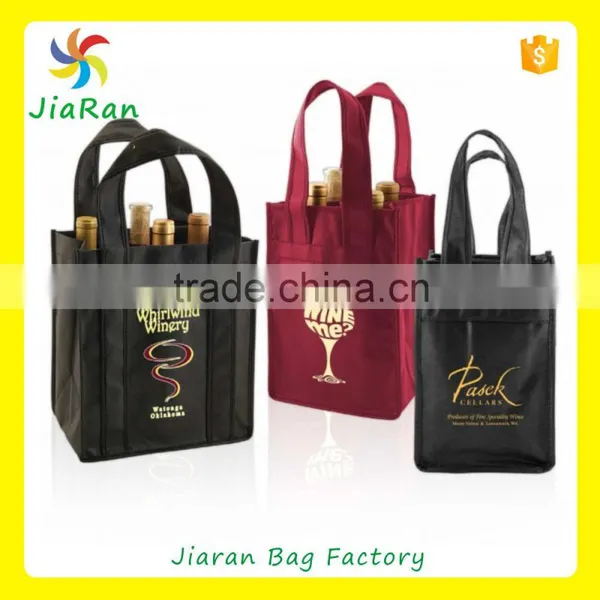 4 Pack Non-woven Wine Bag Non-woven Wine Bag 1bottle Wine Bag