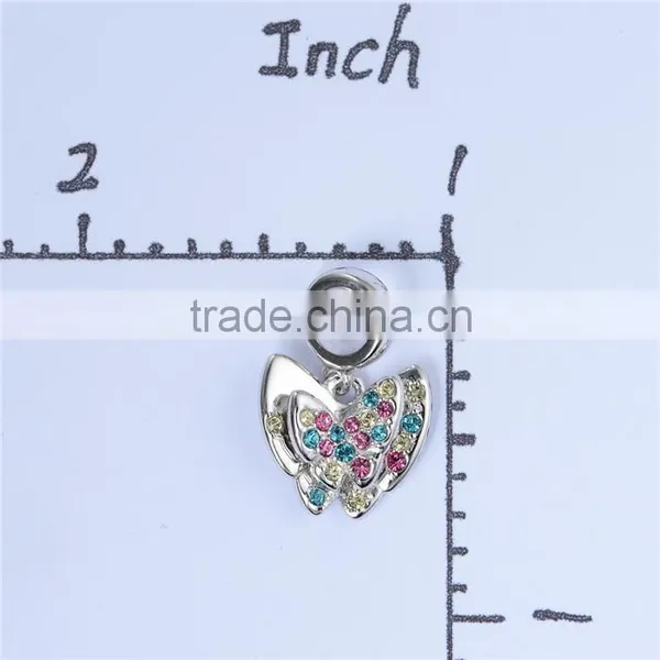 925 Silver Beads Butterfuly Animal Charms Pendant Necklace photo-6