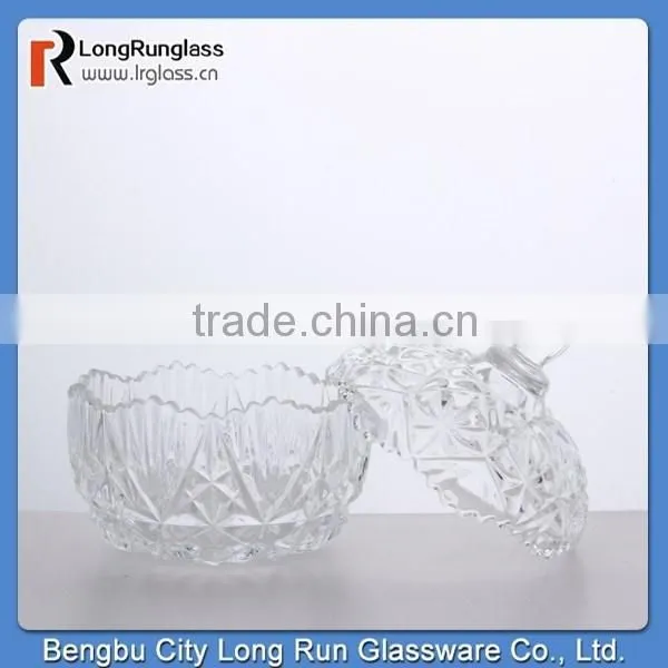 LongRun China 2015 New Product High White Glass Material Cup Candy Box,wedding Candy Box,clear Glass Candy Box photo-5