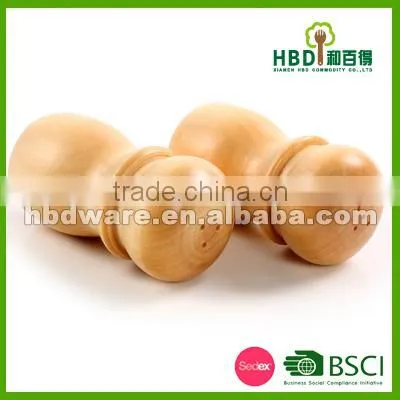 2016 High Quality 2 Pcs Wooden Salt and Pepper Shakers photo-2