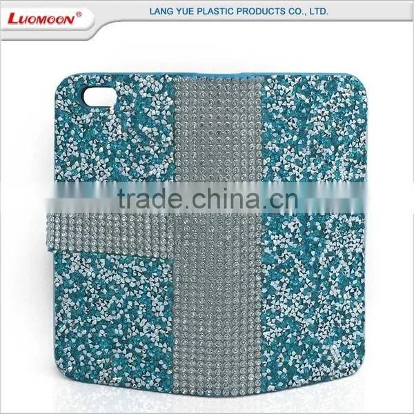 Diamond Wallet Leather Phone Case Cover for Huawei Ascend y g d u 8825 100 200 330 photo-4