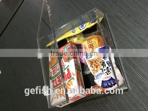 Clear Acrylic Organizer Box With Lid Hinges photo-2