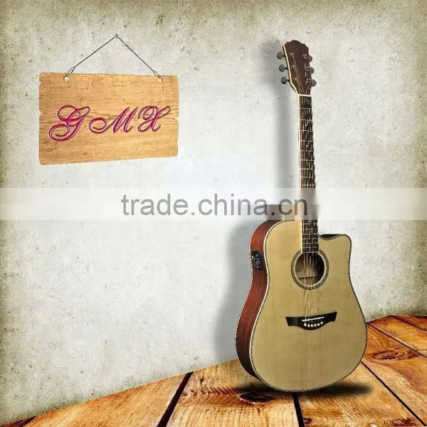 All Solid Acoustic Cutway Guitar EQ